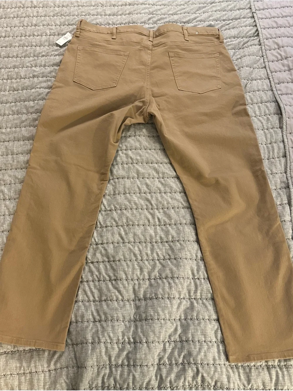 Men's Tan Straight-Leg Jeans
